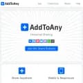 addtoany.com screenshot