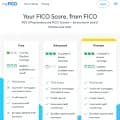 myfico.com screenshot