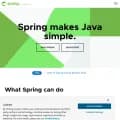 spring.io screenshot