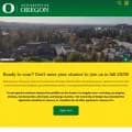 uoregon.edu screenshot